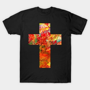 Abstract cross. T-Shirt